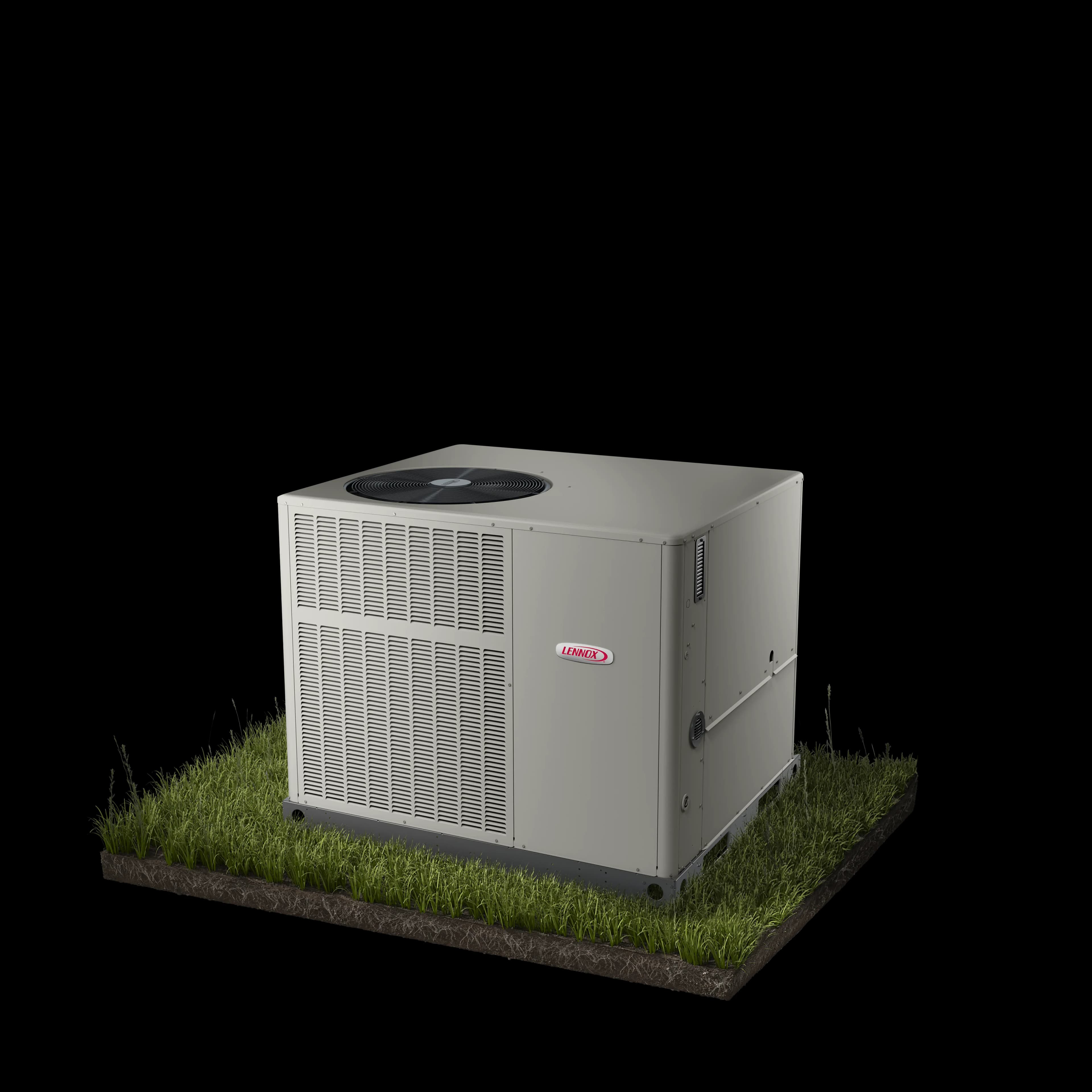 A Lennox commercial package unit ready for installation